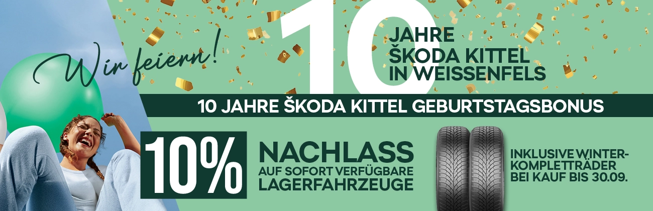 Skoda 10 jahre