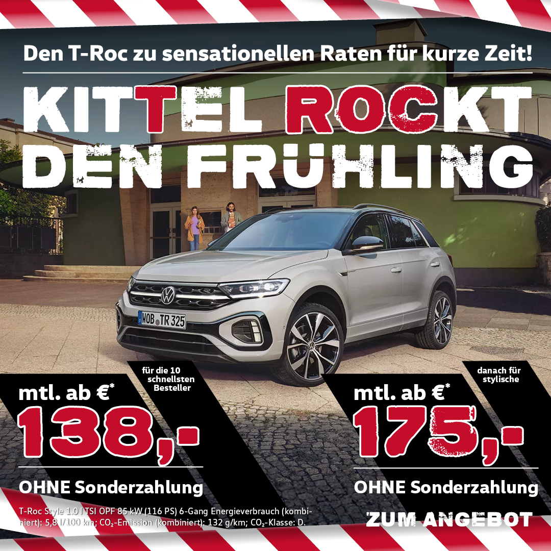 VW Troc kittel rockt den frühling