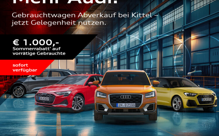  Audi Gebrauchtwagen Abverkauf