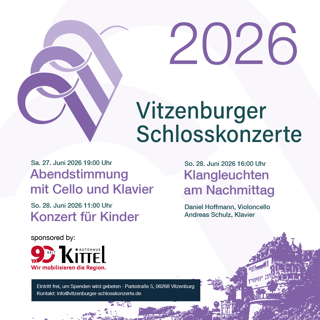 BEITRAG Vitzenburger Schlosskonzerte 2026 BEITRAG Vitzenburger Schlosskonzerte 2026