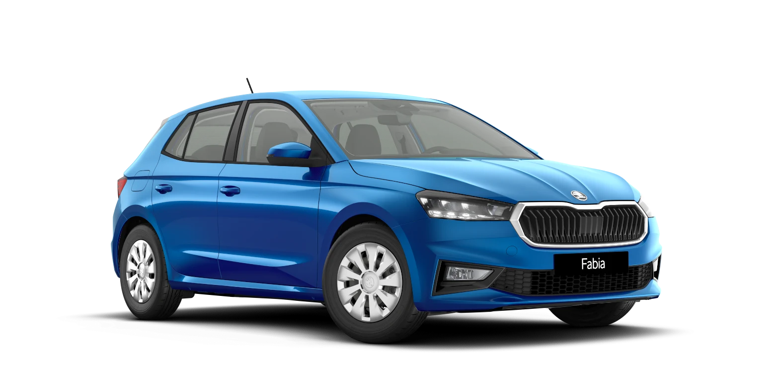 Škoda Fabia Essence in Blau